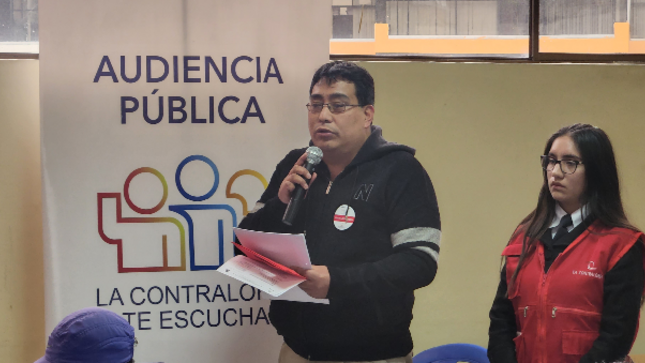  La ciudadanía de la provincia de Junín podrá presentar y exponer sus denuncias sobre el presunto uso indebido de bienes y recursos en las entidades públicas de esta jurisdicción durante la audiencia pública presencial “La Contraloría te escucha” que se realizará este jueves 12 de octubre.
