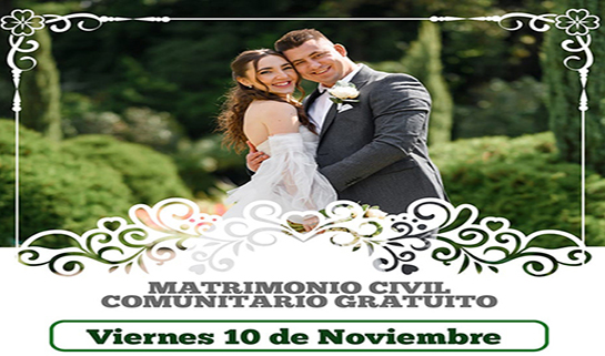 Matrimonio Civil Comunitario Gratuito