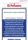 Vista preliminar de documento Decreto Supremo N° 116-2023-PCM