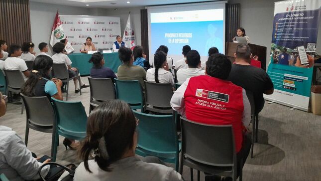 Presentación de informe sobre embarazo infantil en Loreto