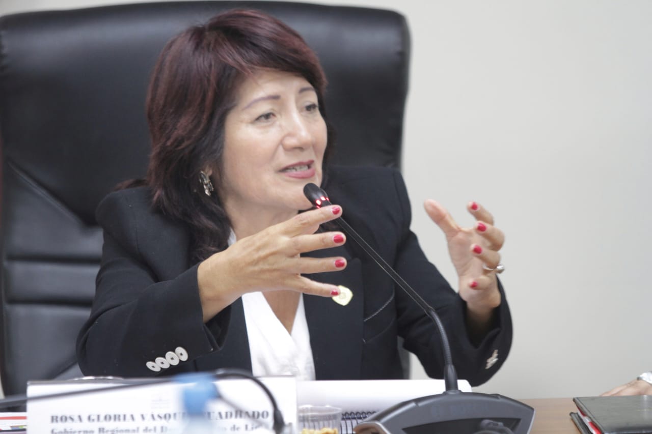 Rosa Vásquez sustenta en el Congreso de la República el presupuesto asignado al Gore Lima para el 2024