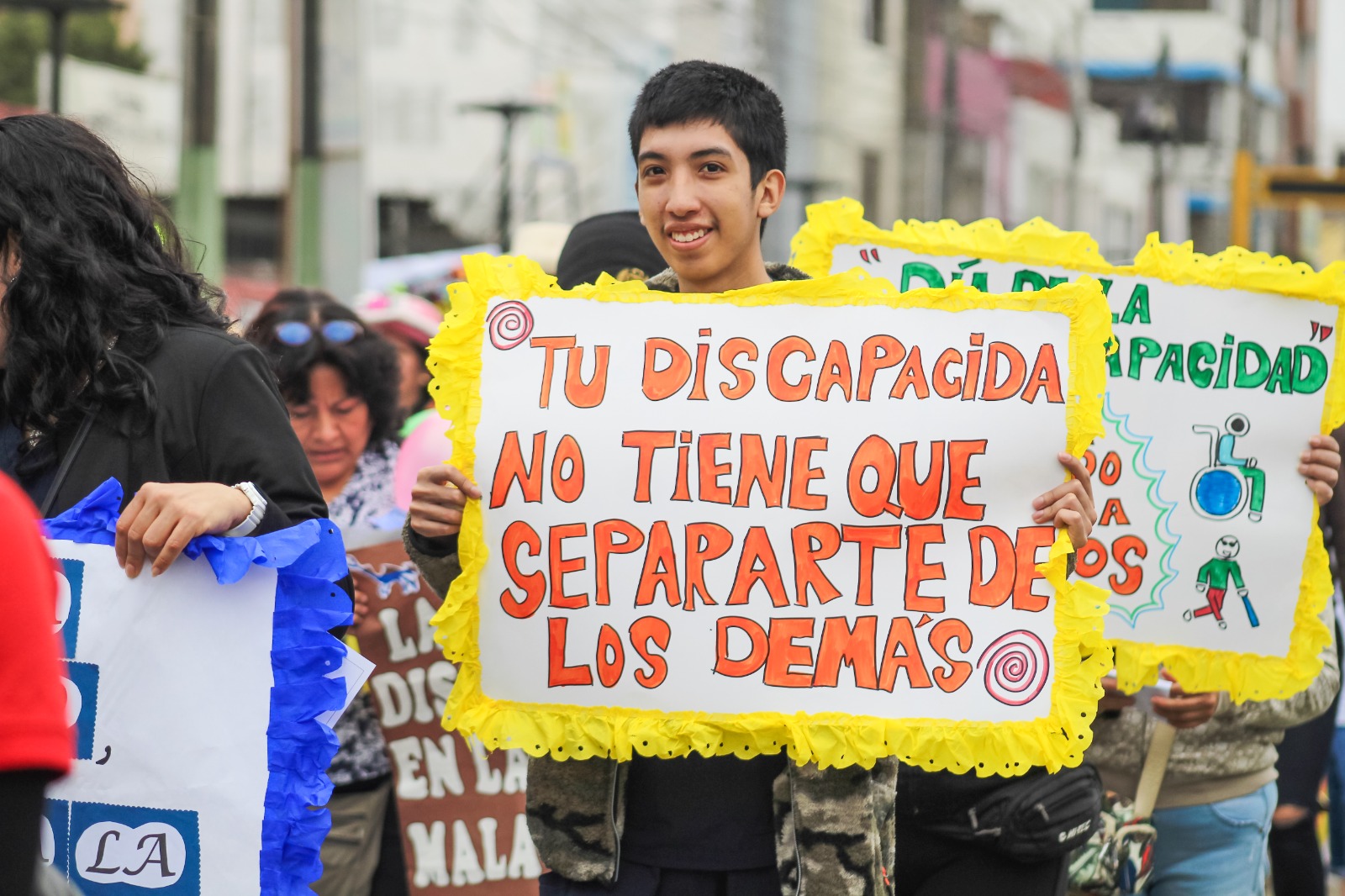 Jóvenes participantes compartieron emotivos mensajes de inclusión