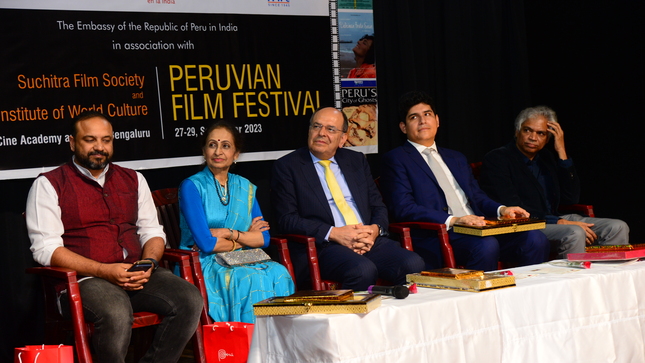 Embajada del Perú en India inauguró festival de cine peruano