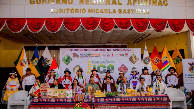 Gobierno regional de Apurímac fue escenario del lanzamiento de la Expo Perú los Andes-Ica 2023