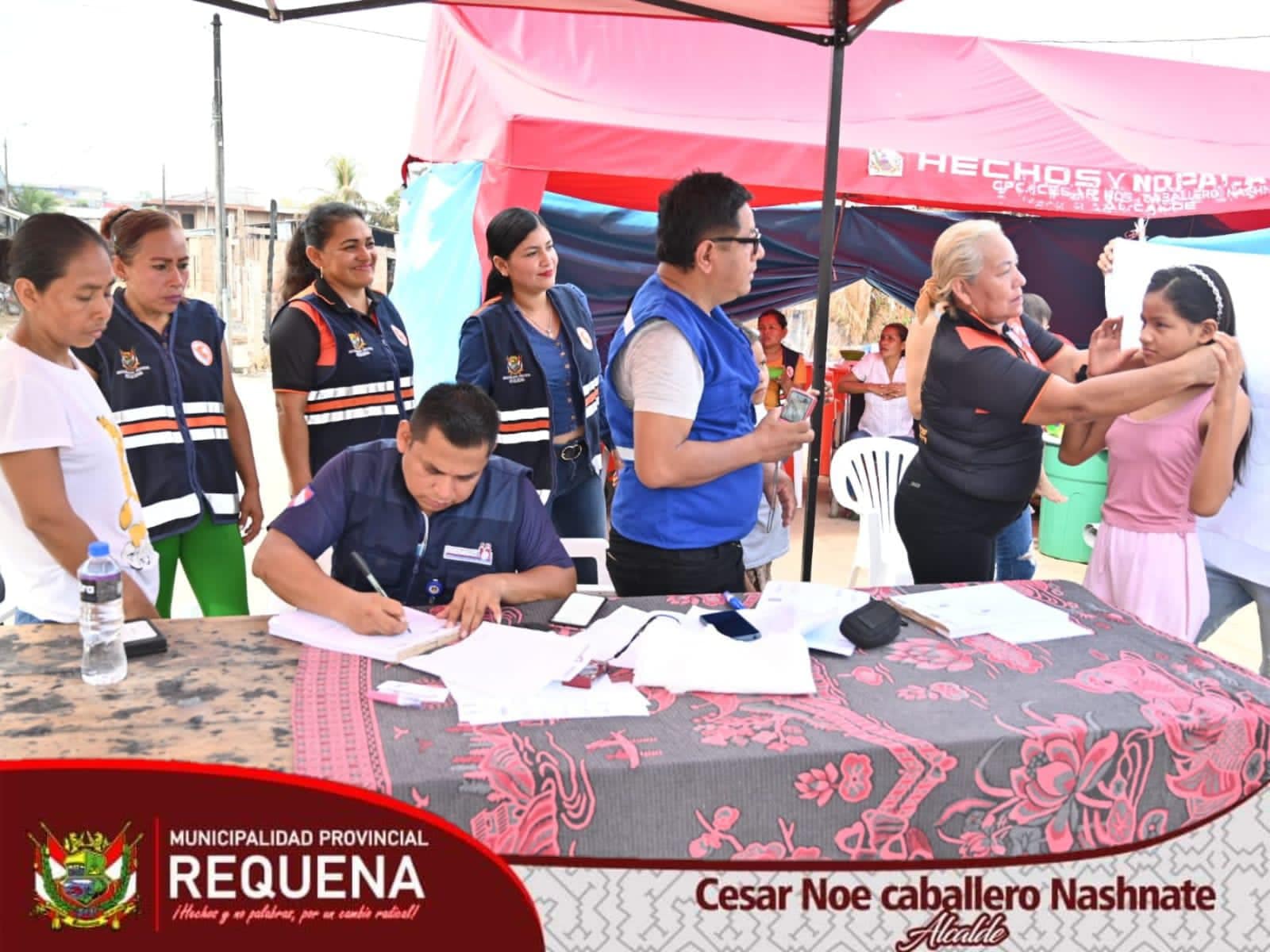 Fotografía RENIEC realiza trámite de documento de identidad a víctimas del incendio