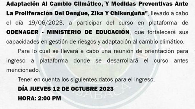 Comunicado