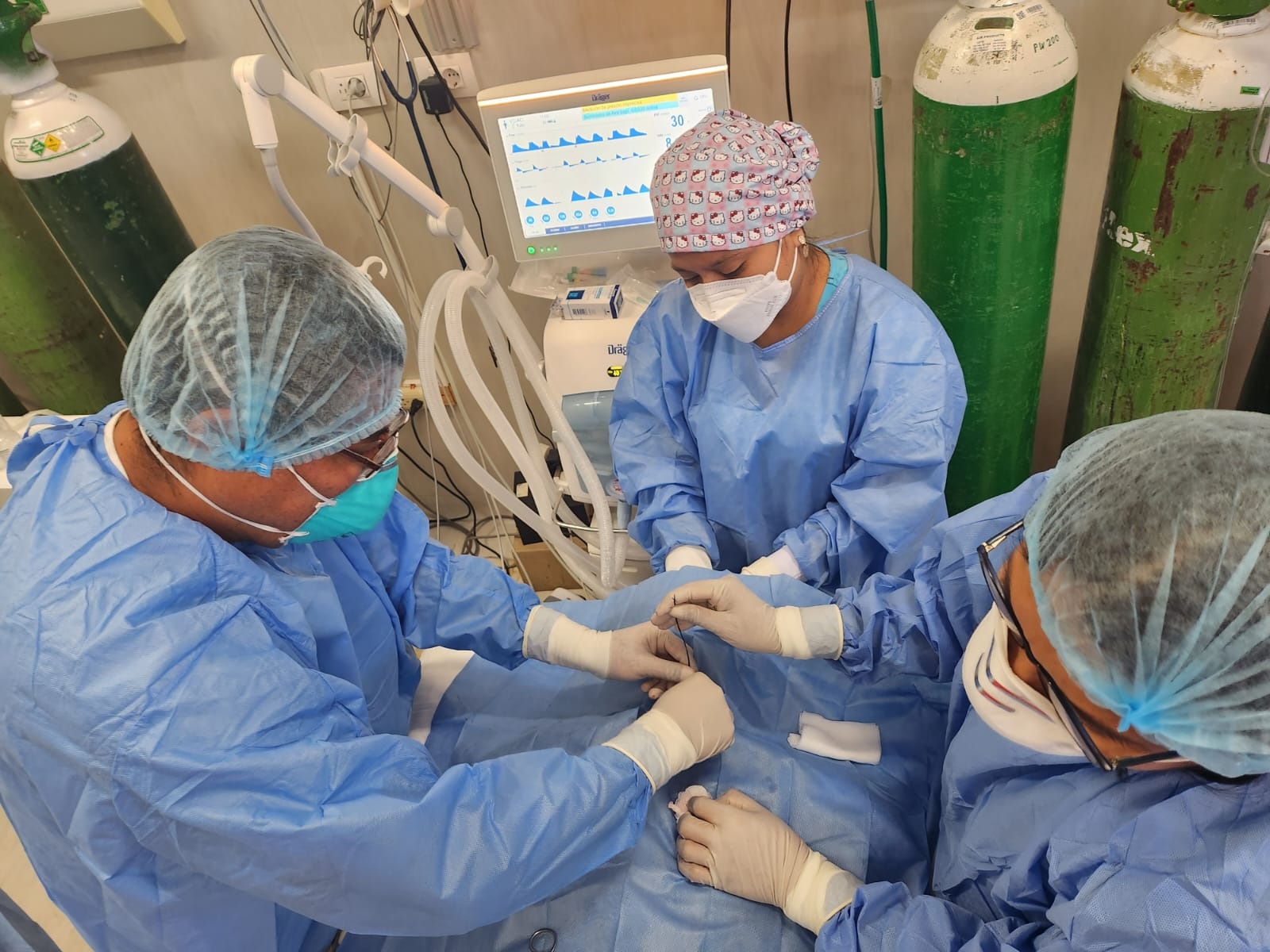 Se realizaron tres intervenciones