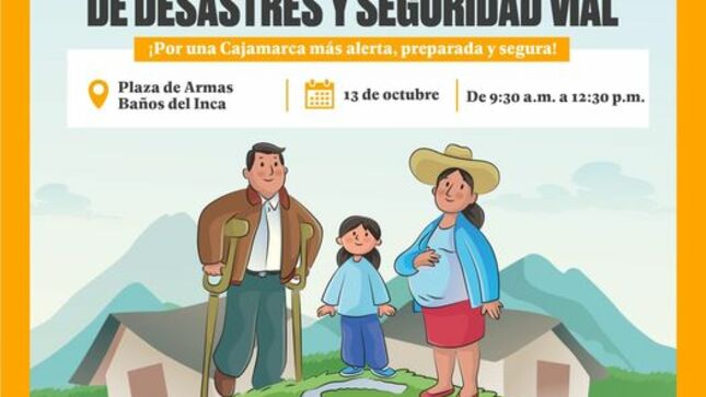 📍Plaza de Armas 
🗓️ 13 de octubre 
🕣 9:30 a. m. a 12:30 p.m. 