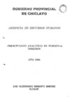 Vista preliminar de documento PAP - PRESUPUESTO ANALITICO DE PERSONAL 2006 - OBREROS