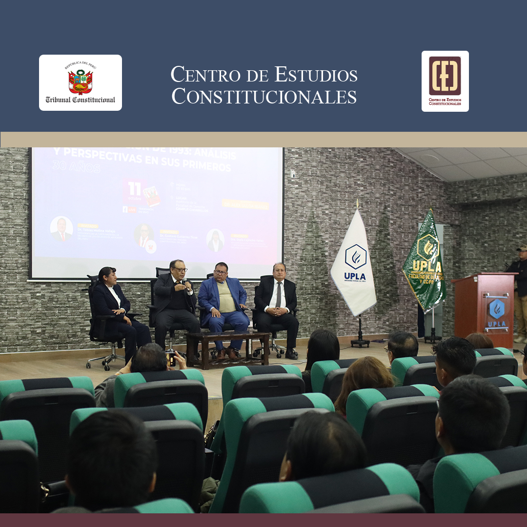 Sobre la Constitución de 1993, el magistrado Gustavo Gutiérrez dijo que esta nació autoritaria, pero con el paso del tiempo se hace democrática.