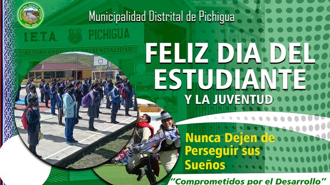 Feliz dia del Estudiante