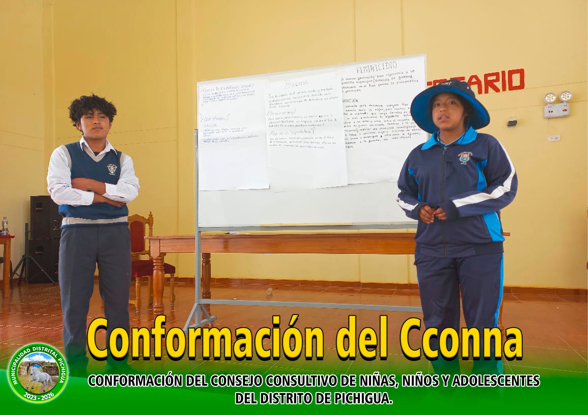 Conformación del Consejo Consultivo de Niñas, Niños y Adolescentes del Distrito de Pichigua