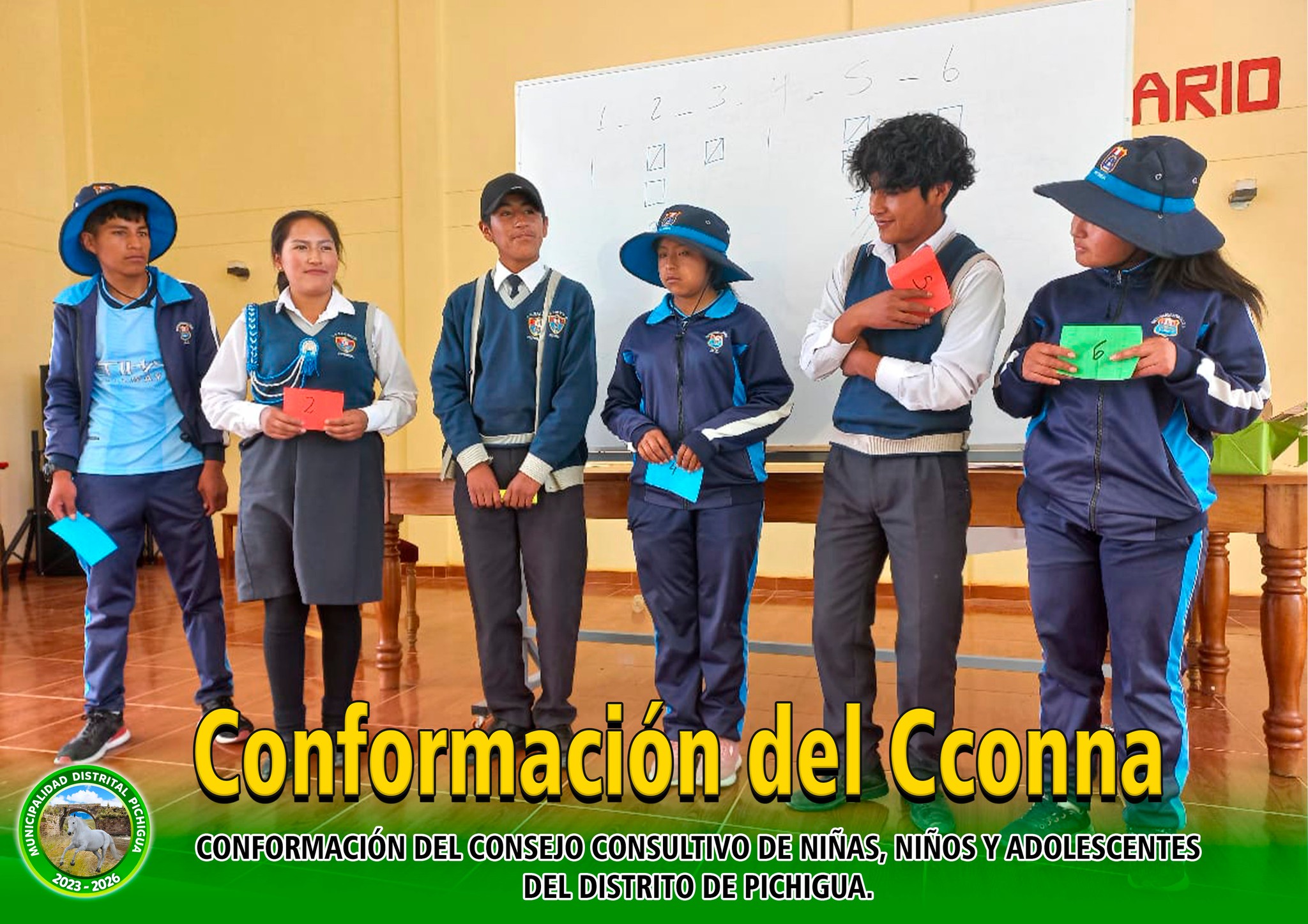 Conformación del Consejo Consultivo de Niñas, Niños y Adolescentes del Distrito de Pichigua