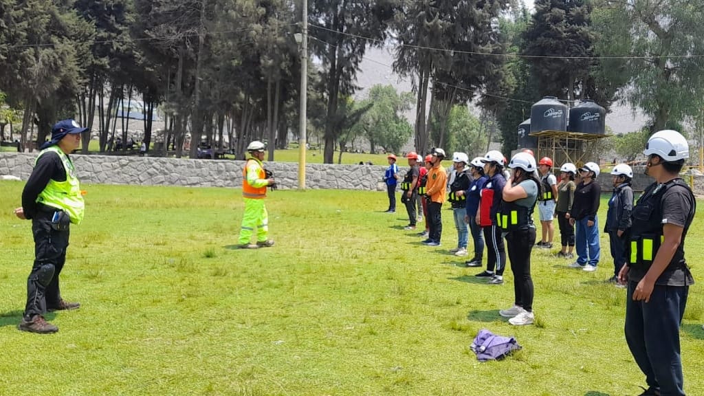 Hospital San Juan de Lurigancho capacita a brigadistas en sistema de comando de incidentes ante una emergencia