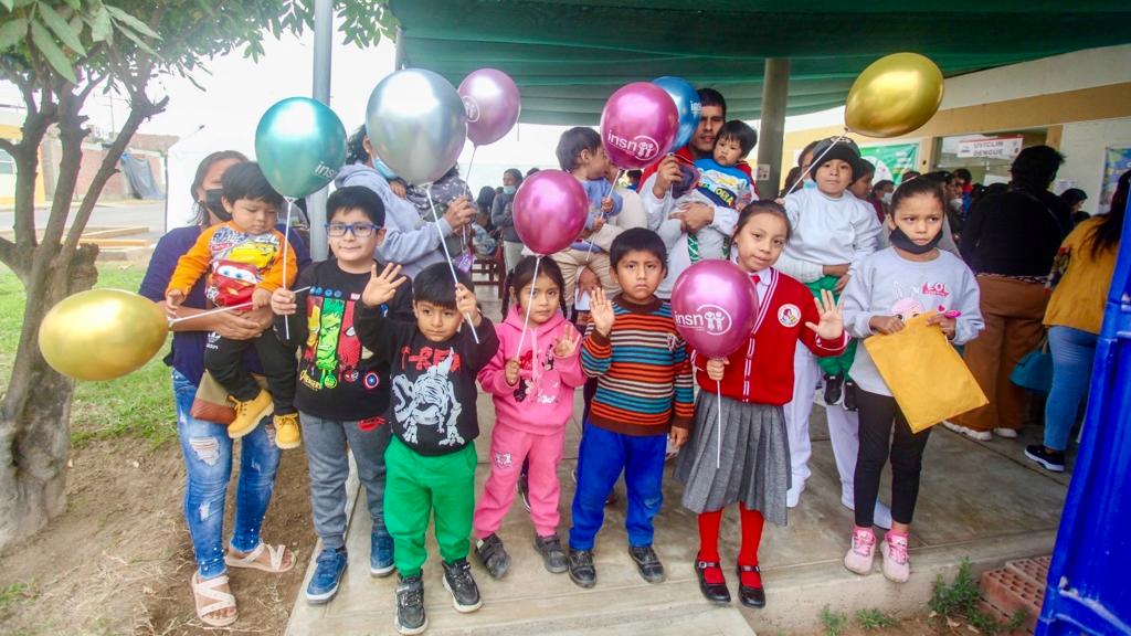 Más de 200 niños de Chincha fueron atendidos en la campaña médica y quirúrgica gratuita que realizó el INSN San Borja