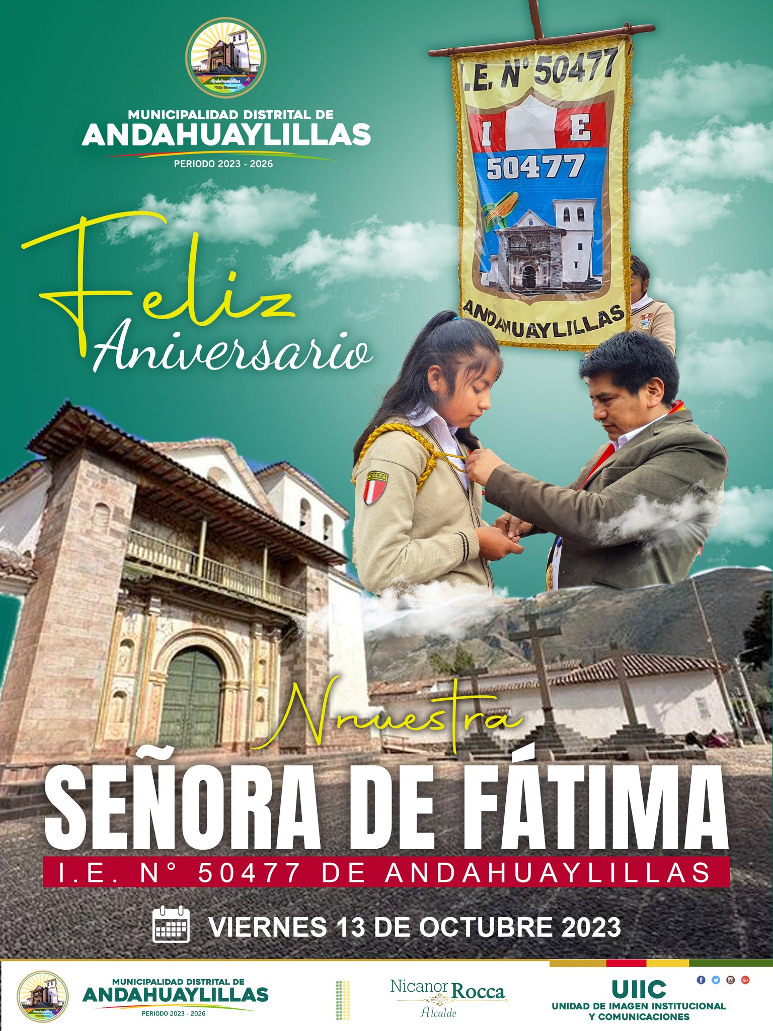 Felicidades a la Institución Educativa Nuestra Señora de Fátima en su aniversario