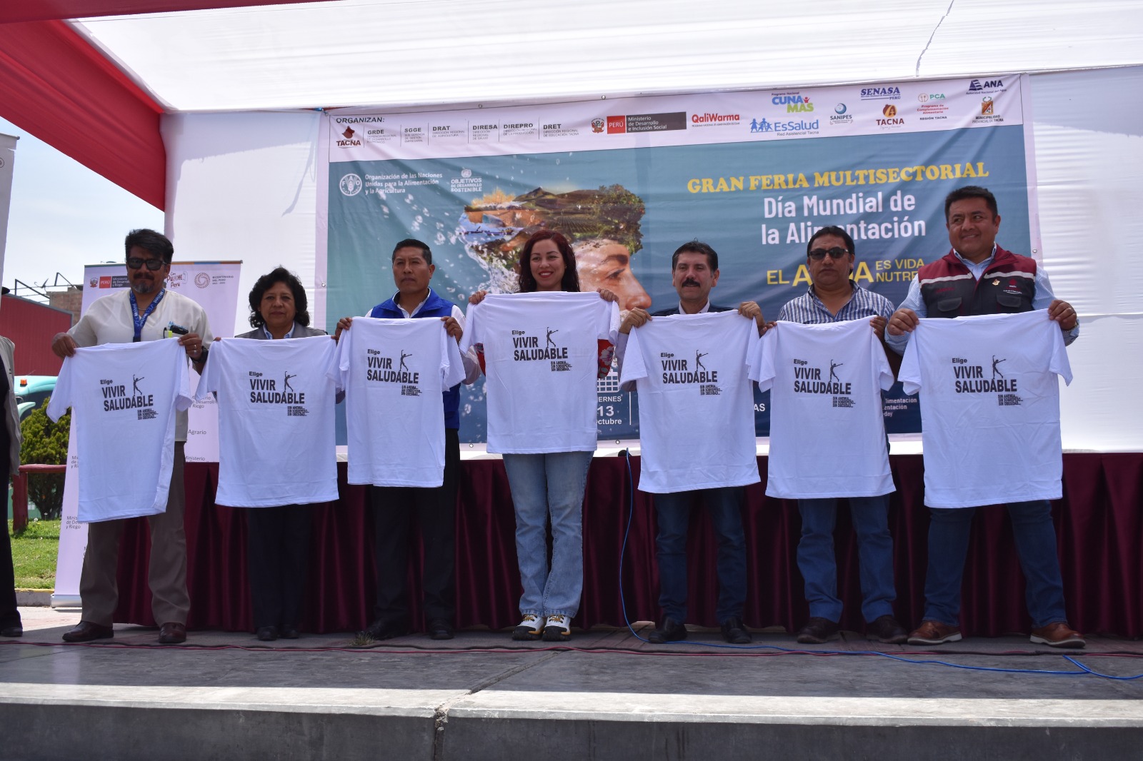 Instituciones se unieron para fomentar alimentación saludable en Gran Feria Multisectorial 