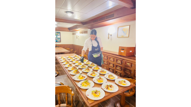 Muestra gastronómica en Singapur