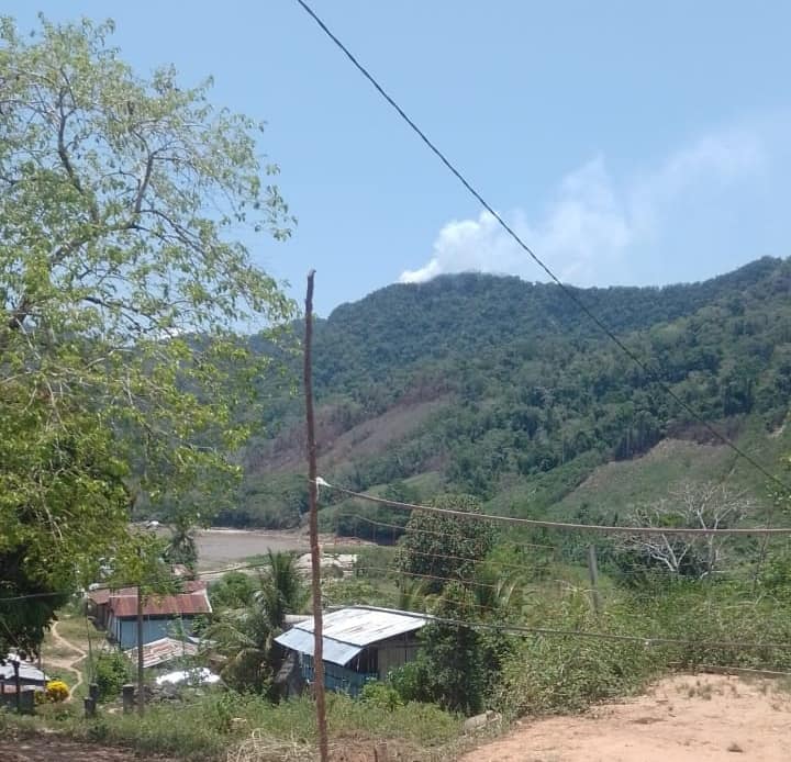 Guardarques bomberos forestales del Sernanp combaten incendio en Comunidad Nativa Kichwa de Callanayacu