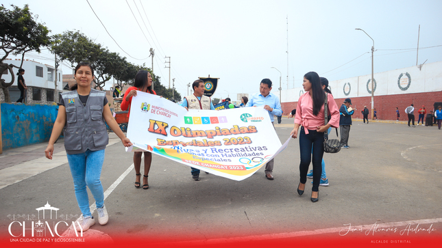 El evento contó con la participación activa de la Oficina Municipal de Atención a las Personas con Discapacidad (OMAPED) de Aucallama, Huaral y Chancay