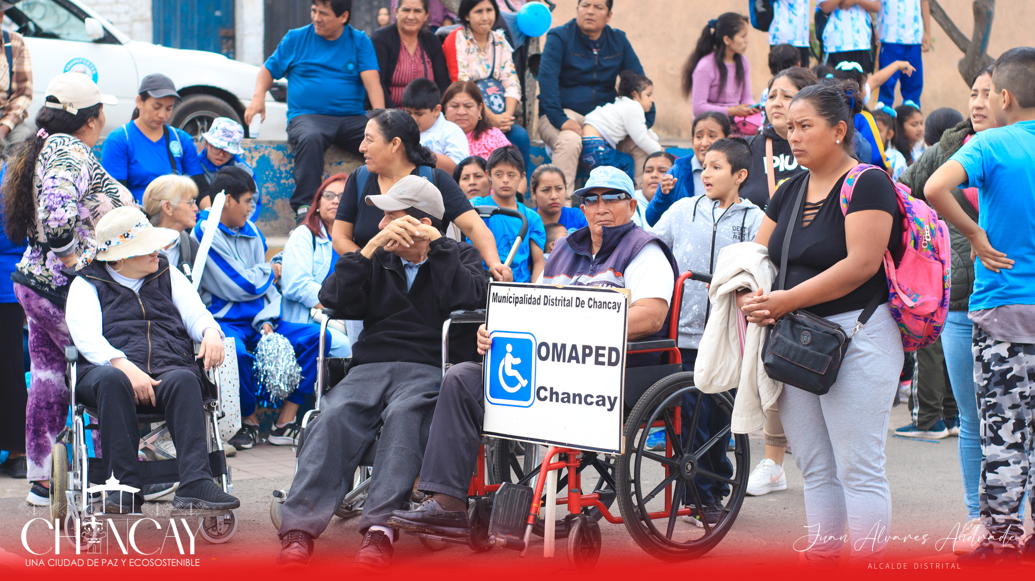 El evento contó con la participación activa de la Oficina Municipal de Atención a las Personas con Discapacidad (OMAPED) de Aucallama, Huaral y Chancay