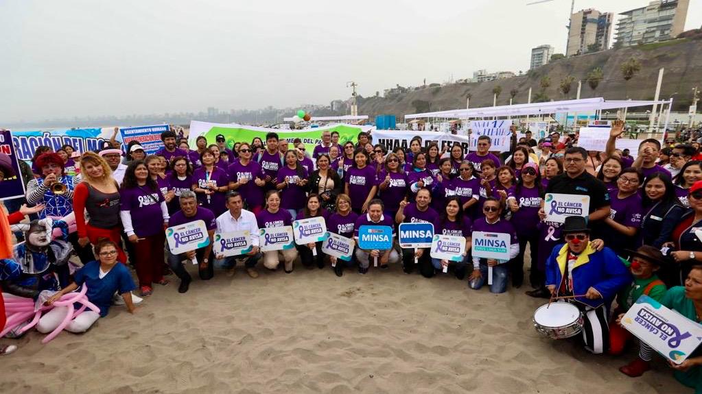 Minsa inicia la Semana Nacional de Lucha contra el Cáncer con servicios de salud para toda la familia 