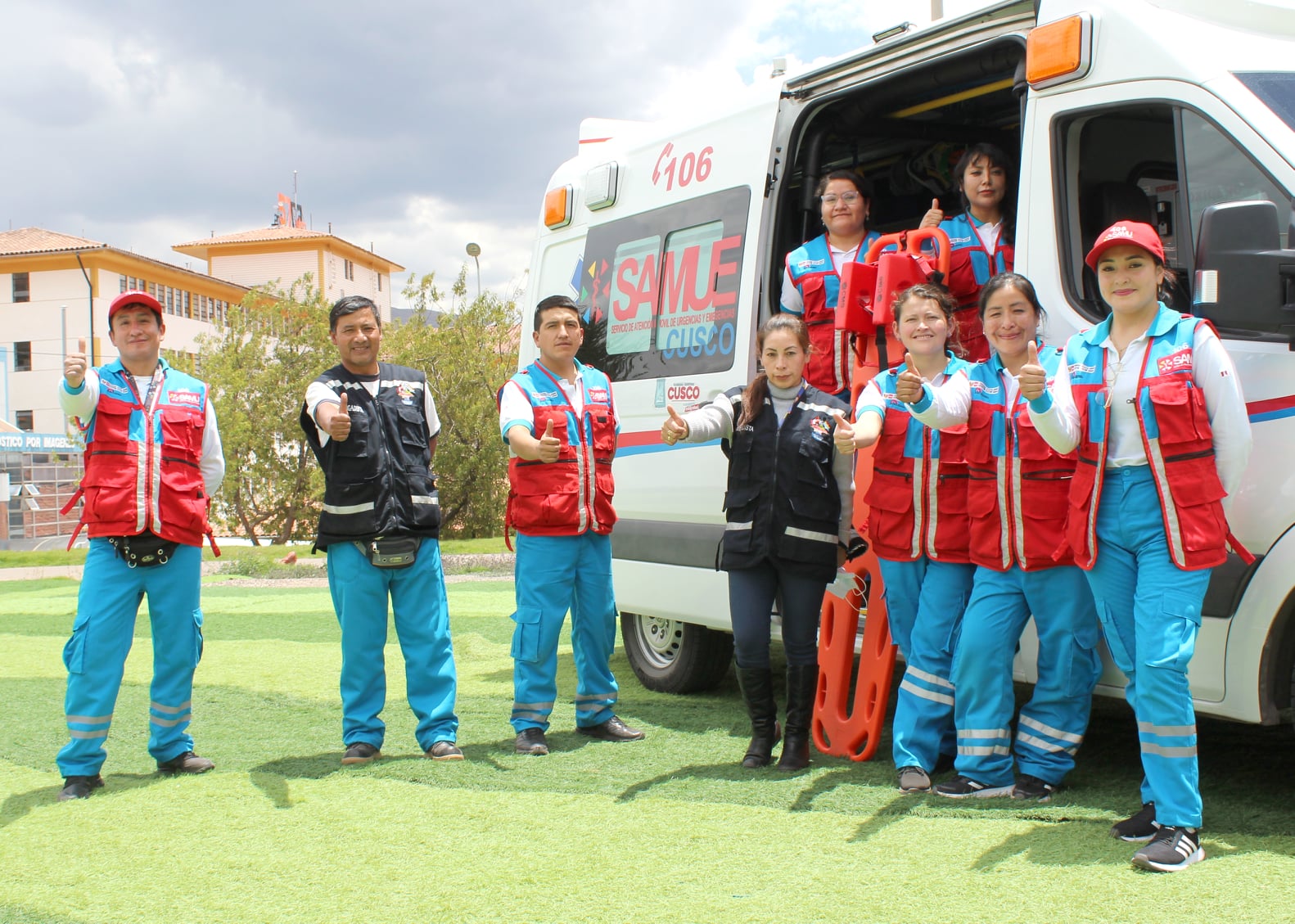 SAMUE Cusco del Gobierno Regional continúa trabajando para institucionalizarse y convertirse en ejemplo único del tratamiento prehospitalario a nivel regional.