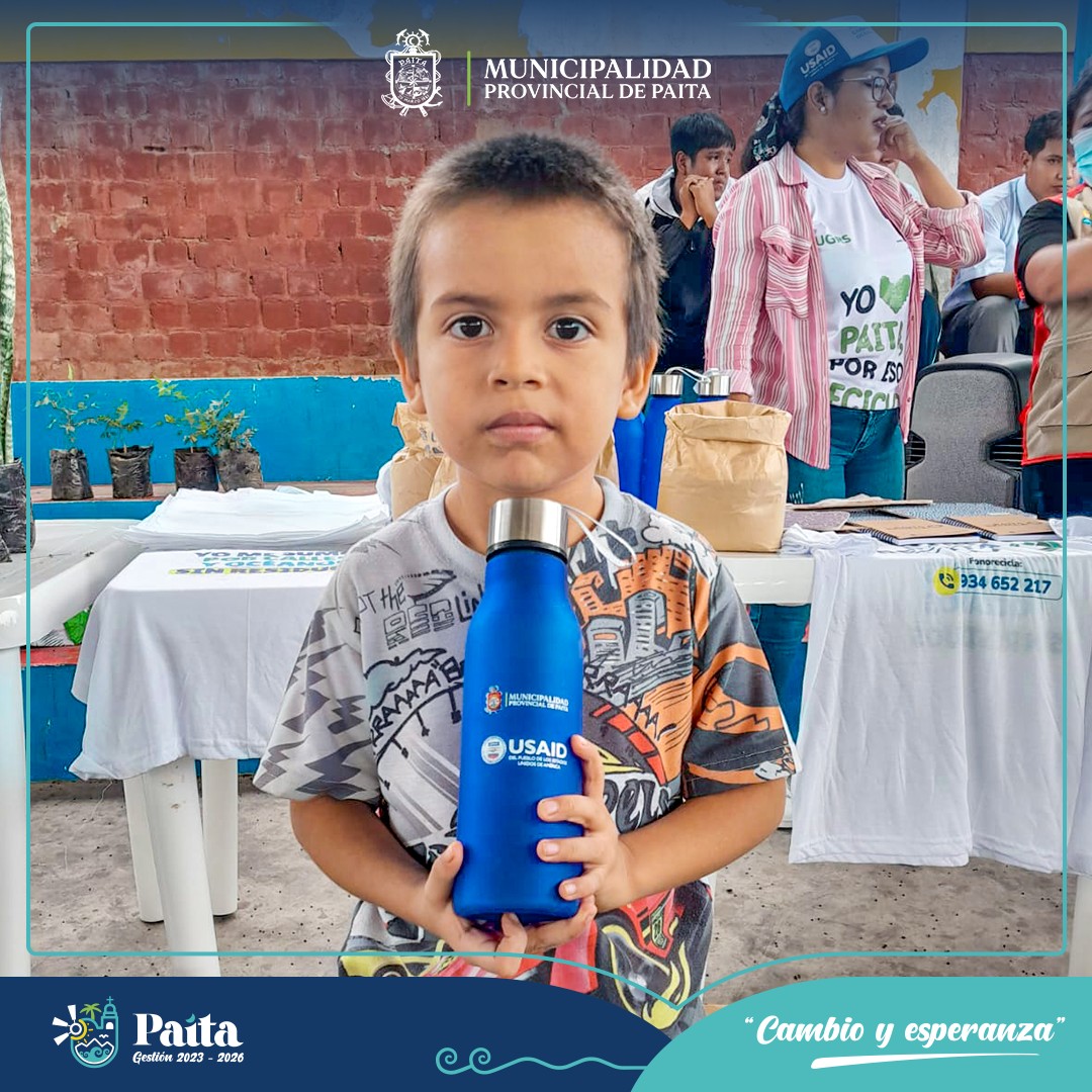 Municipalidad de Paita presente en Tamarindo sensibilizando a la población sobre el buen manejo de residuos sólidos
