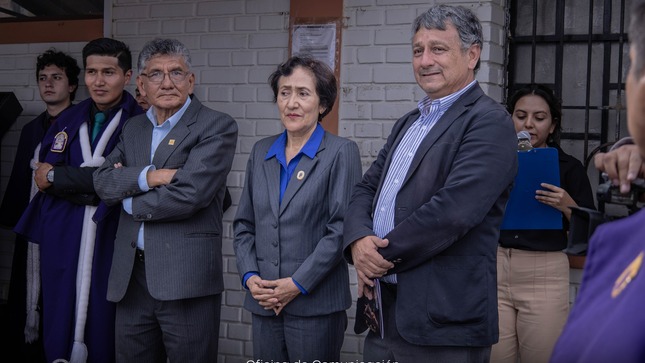 Sagrada imagen del "Rey y patrón" de Huánuco deja la UNHEVAL