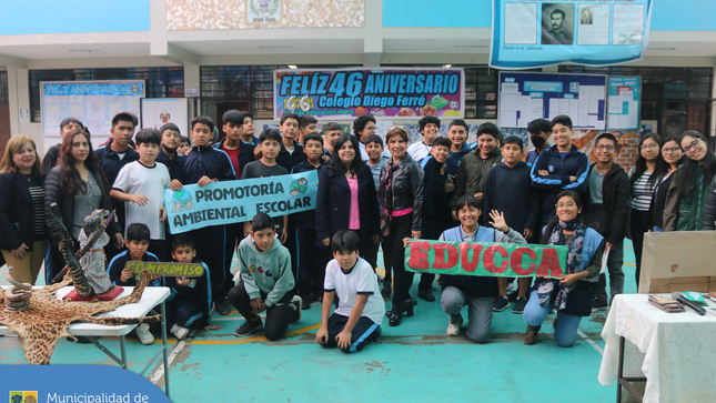 Se realizó la segunda edición de nuestro programa ambiental con los jóvenes del colegio Diego Ferre. Ellos disfrutaron de una mañana de aprendizaje participando de los talleres de 🌱 biohuertos urbanos, capacitación sobre liderazgo ambiental, cursos de manualidades recicladas 😊 y mucho más.

¡Llámanos! 📱940410958 tu cole puede ser el próximo.

*Con el apoyo de Serfor, Parque de las Leyendas, Guardianes de los humedales y Paleo Kids.