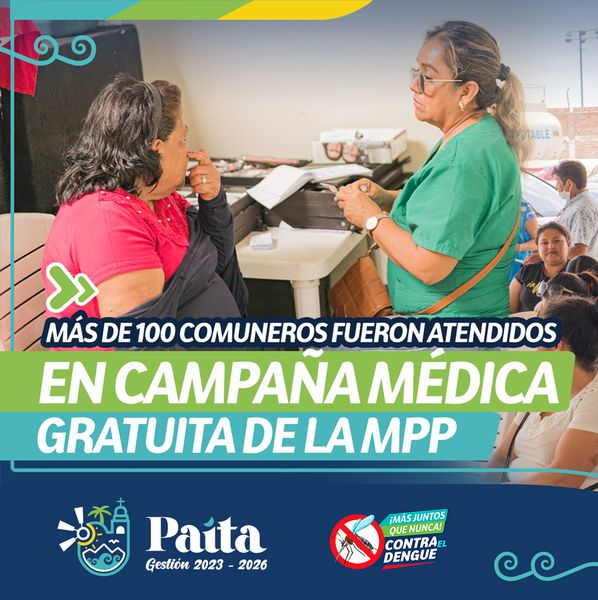 Más de 100 comuneros fueron atendidos en campaña médica gratuita de la MPP