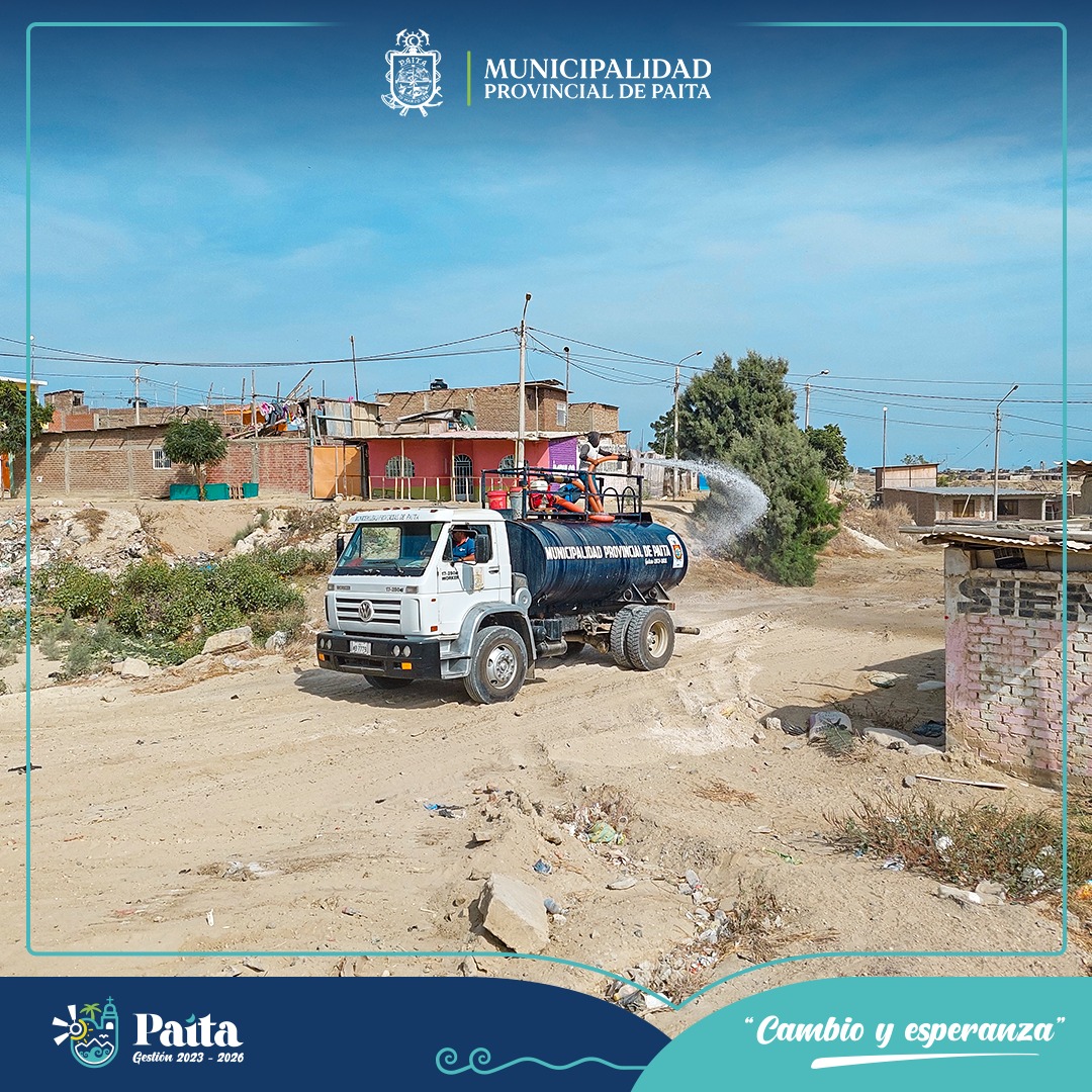 Municipalidad de Paita trabajó en mantenimiento de principales vías de acceso del A.H. Keiko Sofía II Etapa