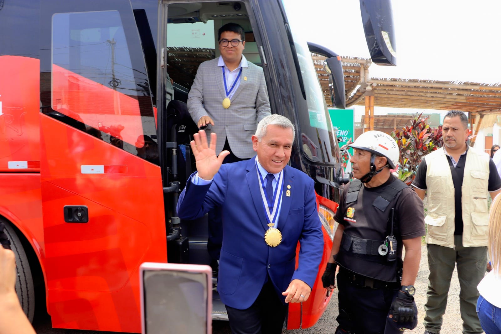 Alcalde provincial participΓ³ en la inauguraciΓ³n del "X Festival del Chancho al Palo"
