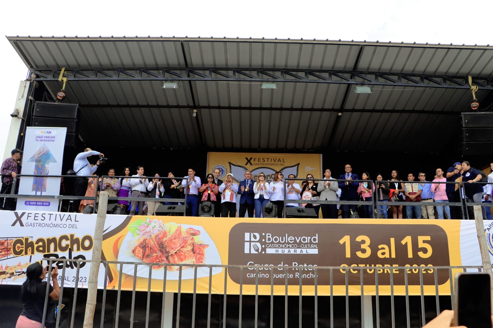 Alcalde provincial participΓ³ en la inauguraciΓ³n del "X Festival del Chancho al Palo"