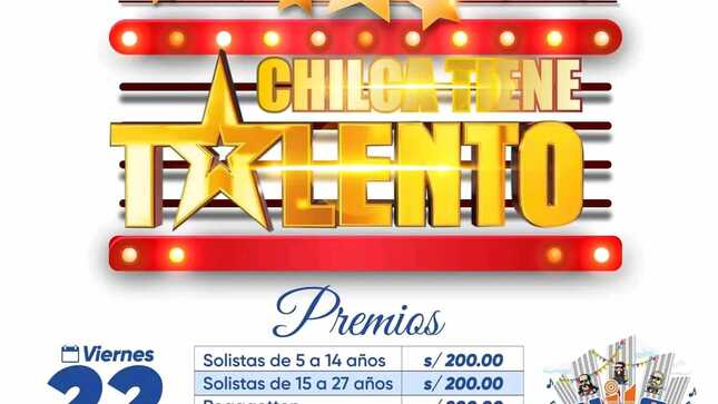 Concurso de canto, "Chilca tiene talento"