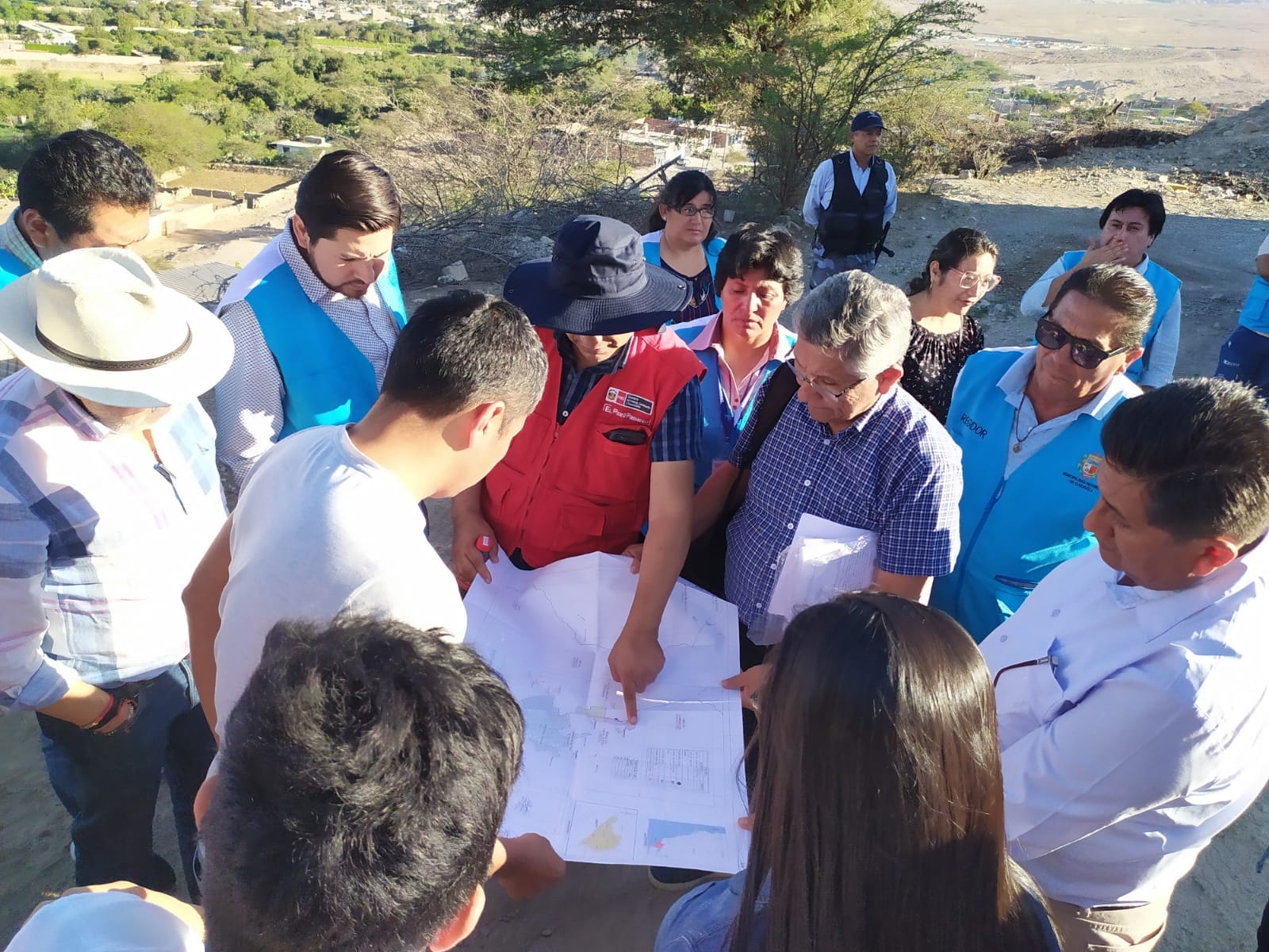 entrega de terreno