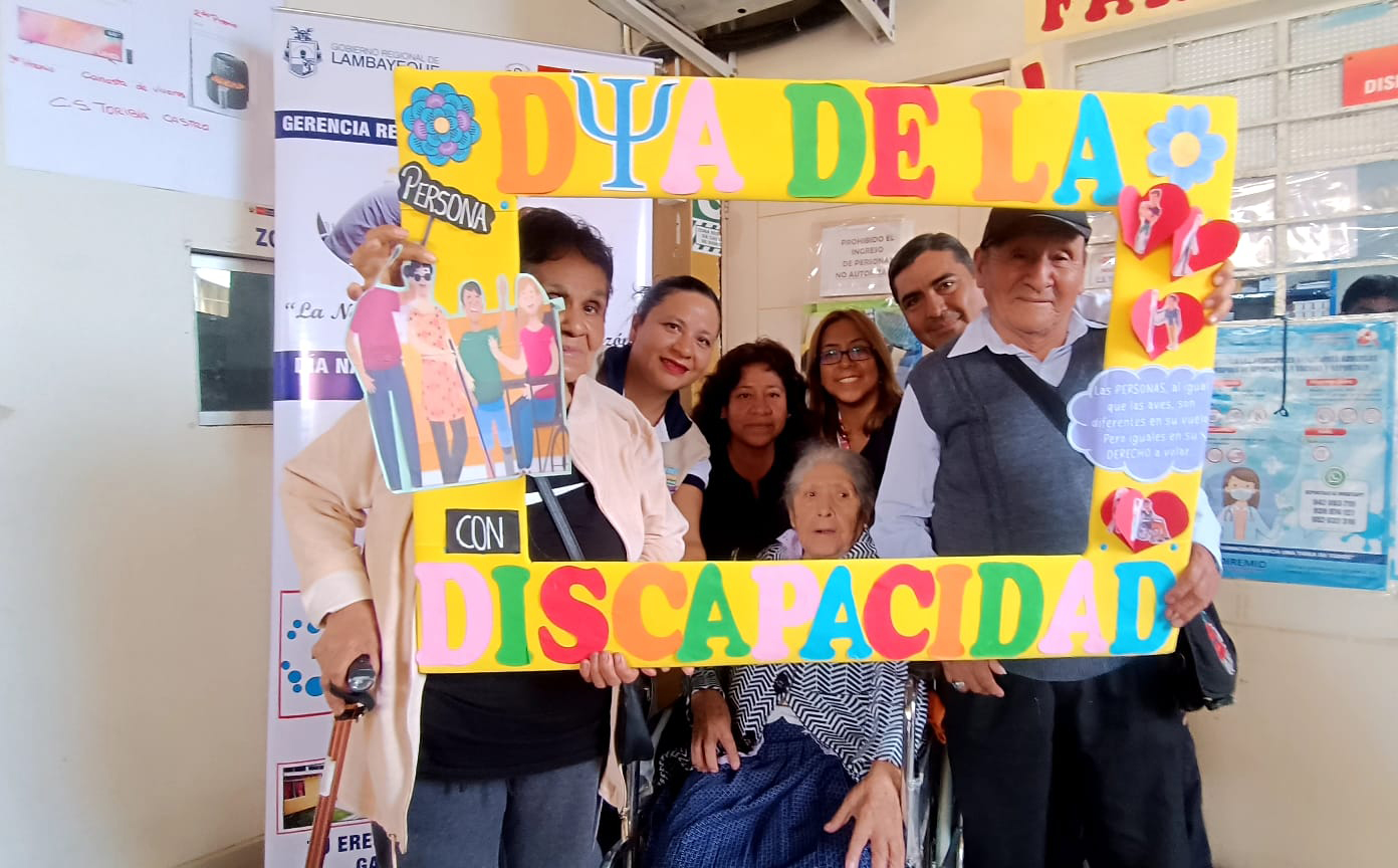 Geresa Lambayeque realiza actividades por el Día Nacional de la Persona con Discapacidad