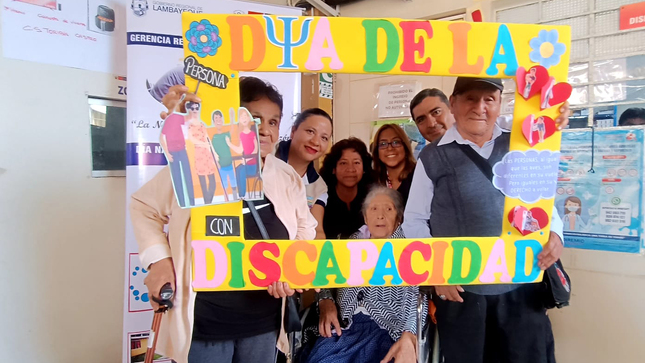 Geresa Lambayeque realiza actividades por el Día Nacional de la Persona con Discapacidad