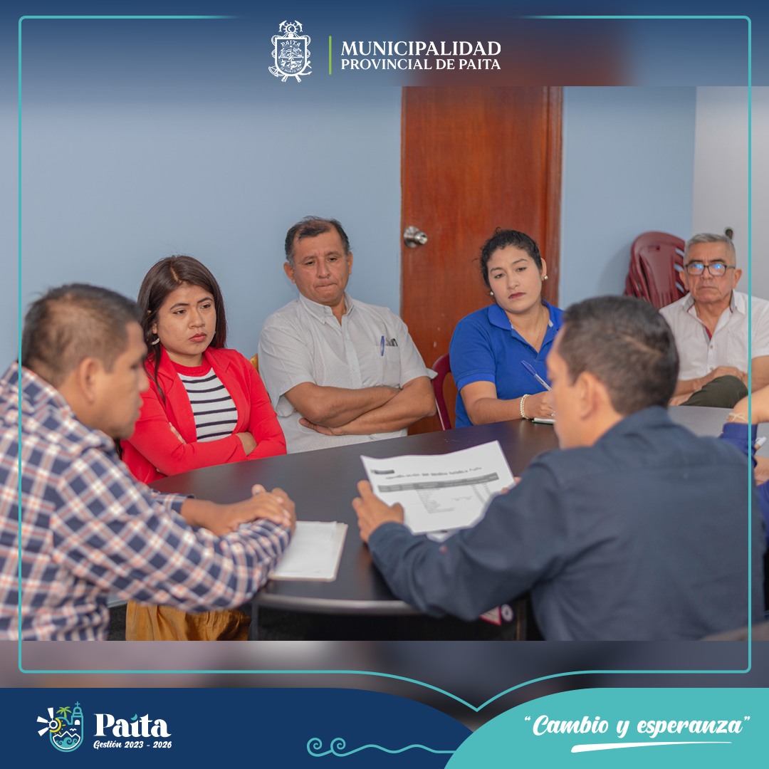 Municipalidad de Paita y DIRCETUR mantienen reunión para definir proyectos turísticos en beneficio de la provincia