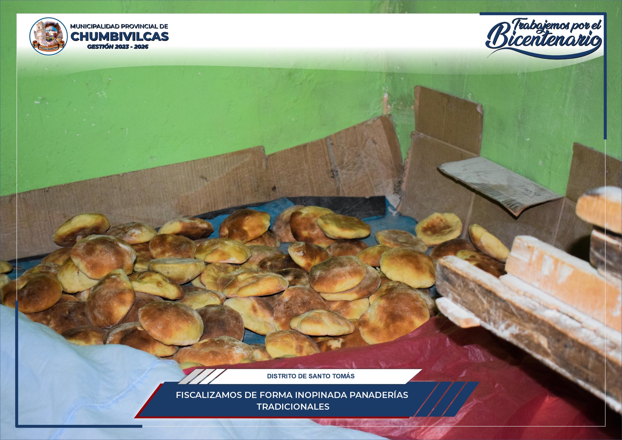 Chumbivilcas: Fiscalizamos panaderías tradicionales del distrito de Santo Tomás