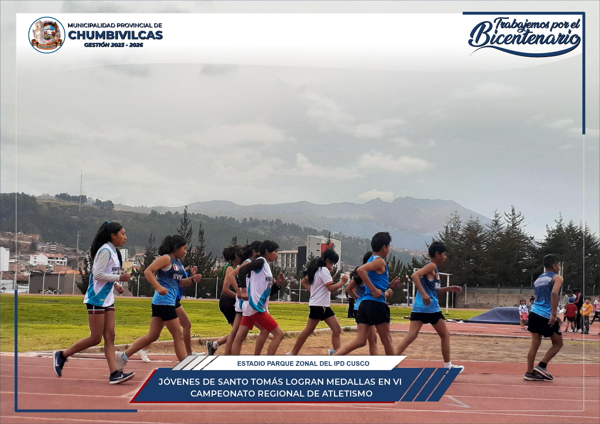 Jóvenes de Santo Tomás logran medallas en el VI Campeonato Regional de Atletismo