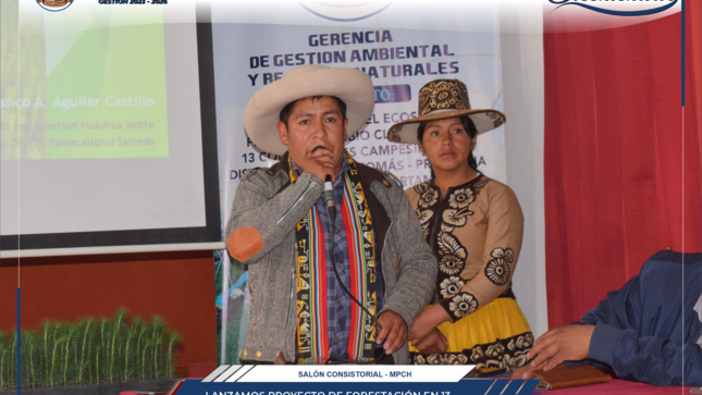 Chumbivilcas: Lanzamos proyecto de forestación en 13 comunidades del distrito de Santo Tomás 