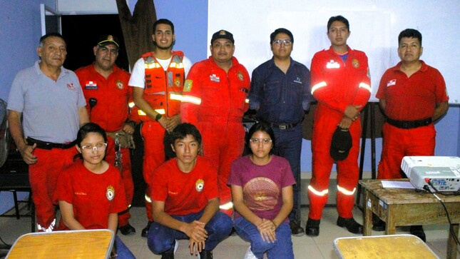 Electrocentro capacita a bomberos en seguridad eléctrica para enfrentar el fenómeno de El Niño en Selva Central