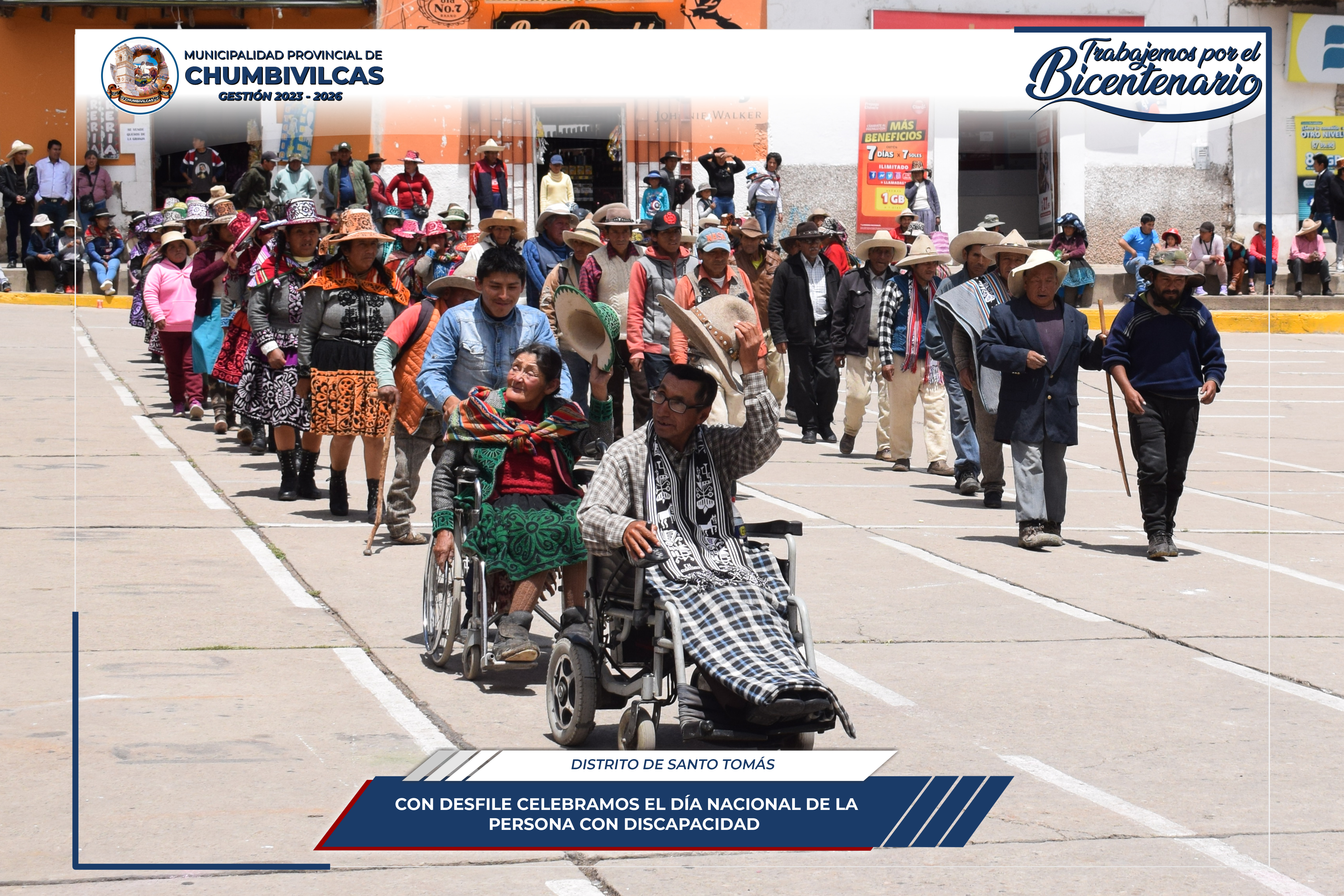 Chumbivilcas celebra el Día Nacional de la Persona con Discapacidad 