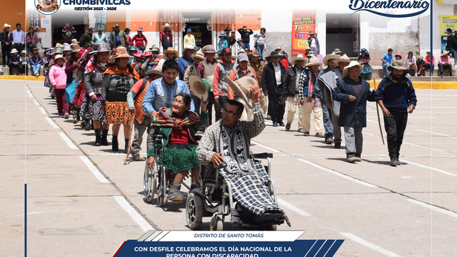 Chumbivilcas celebra el Día Nacional de la Persona con Discapacidad 