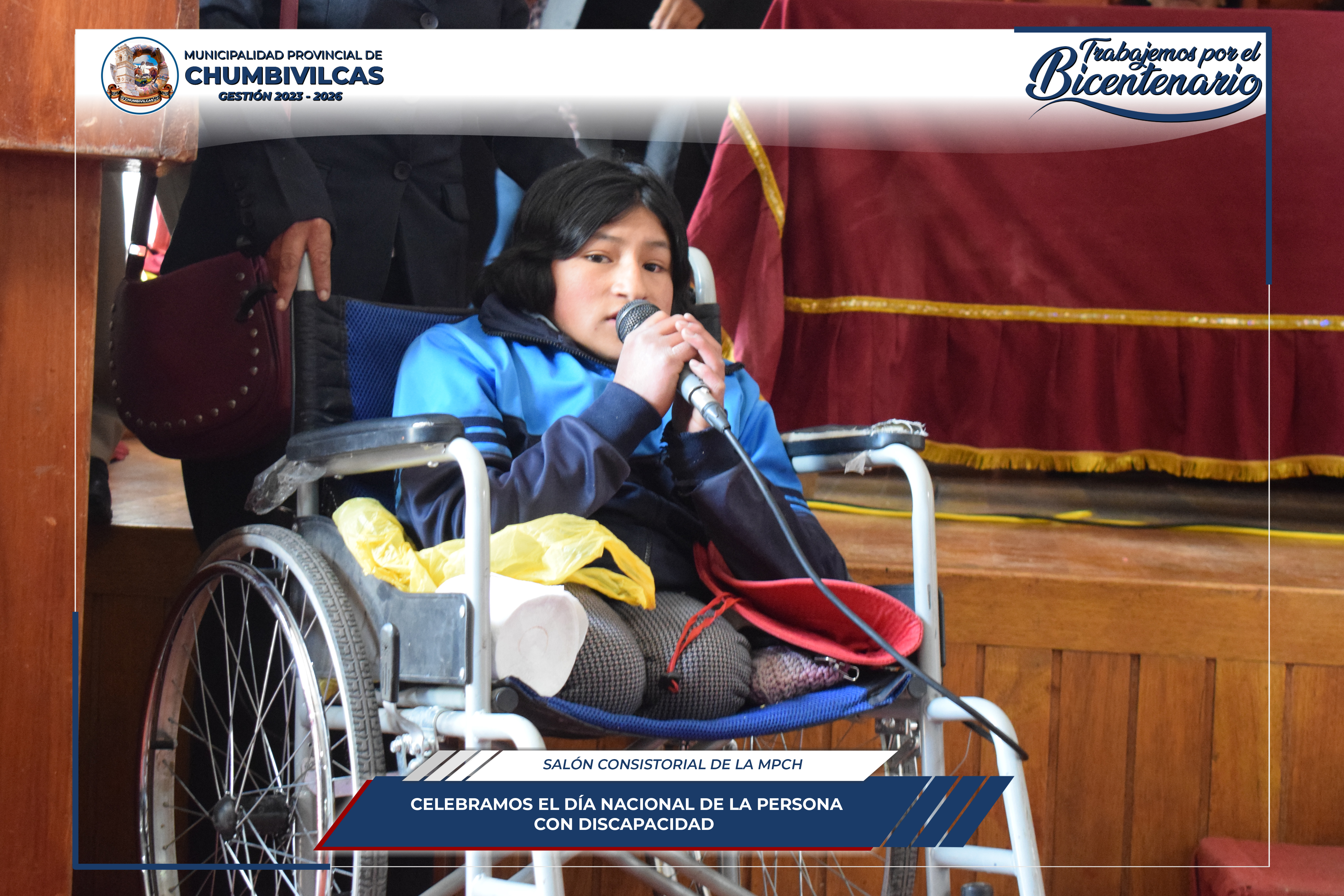 Chumbivilcas celebra el Día Nacional de la Persona con Discapacidad 