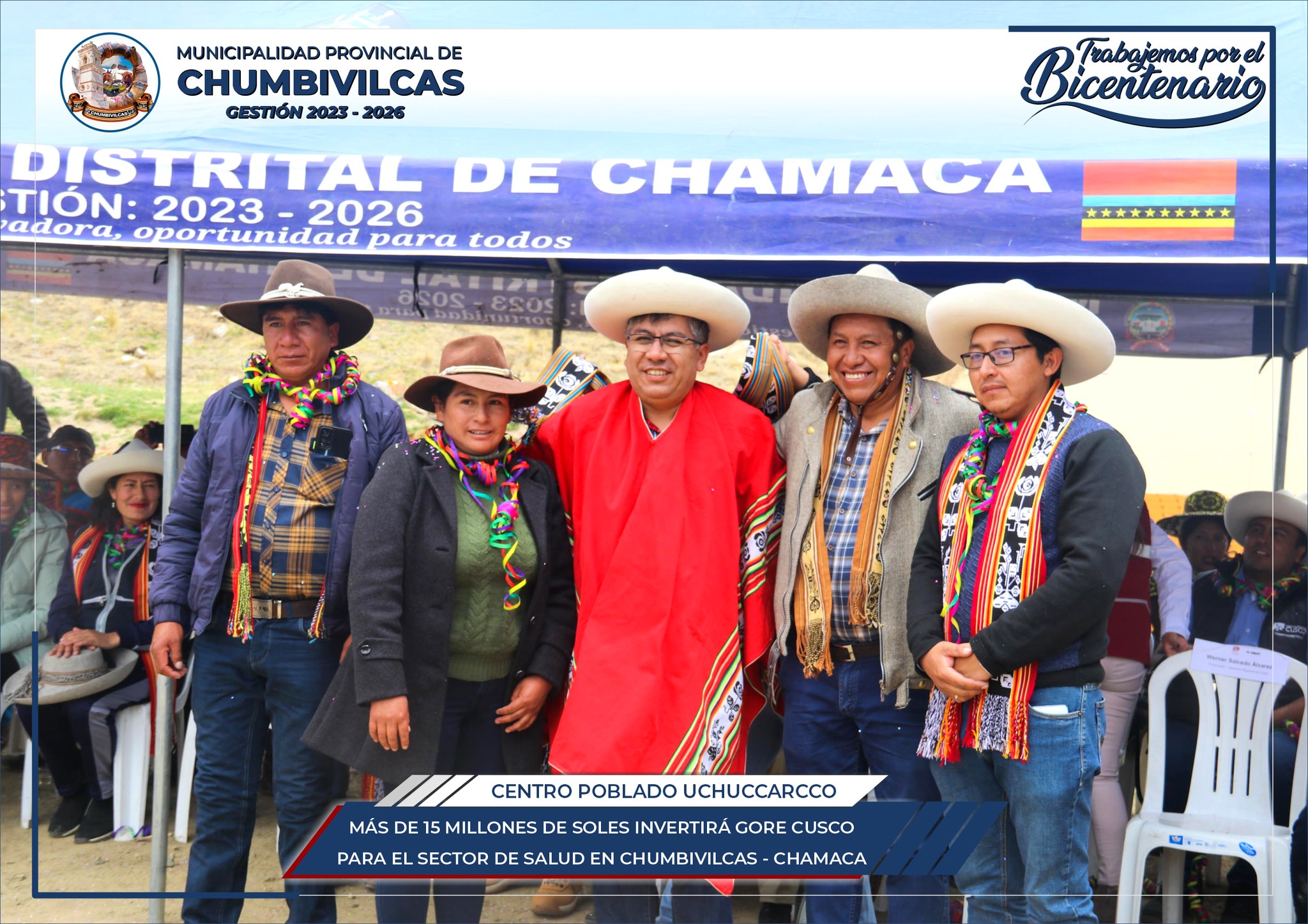Chumbivilcas: Más de 15 millones de soles invertirá el Gore Cusco para el sector salud en Chamaca 
