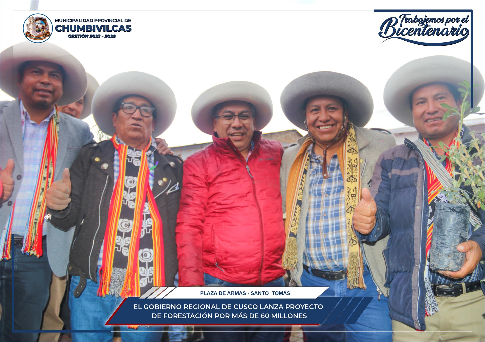Chumbivilcas: Gobierno Regional de Cusco lanza proyecto de forestación por más de 60 millones de soles 