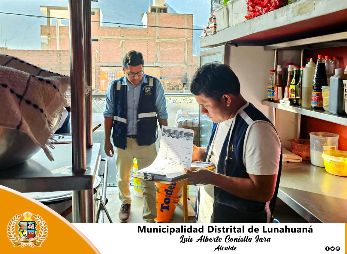 La Municipalidad Distrital de Lunahuaná, realizo operativo inopinado a los restaurantes, con la finalidad de garantizar la salud y el óptimo servicio hacia los ciudadanos y turistas que nos visitan cada fin de semana, como parte del Plan Anual de Evaluación y Fiscalización Ambiental – PLANEFA correspondiente al año 2023.
Por lo tanto, la Unidad responsable notifico a los establecimientos, para que puedan subsanar en un periodo de cinco días hábiles.