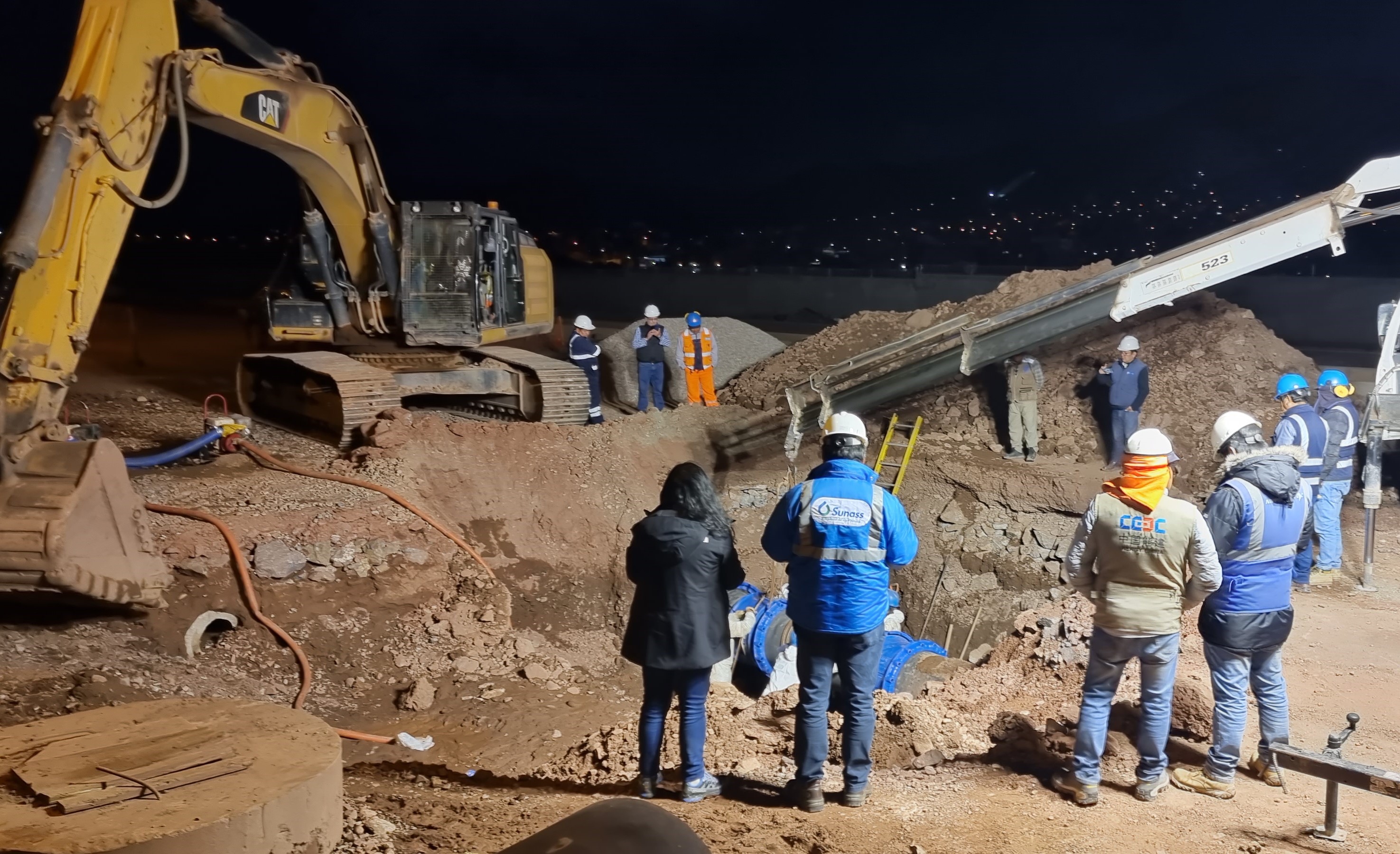 Sunass supervisó restablecimiento del servicio